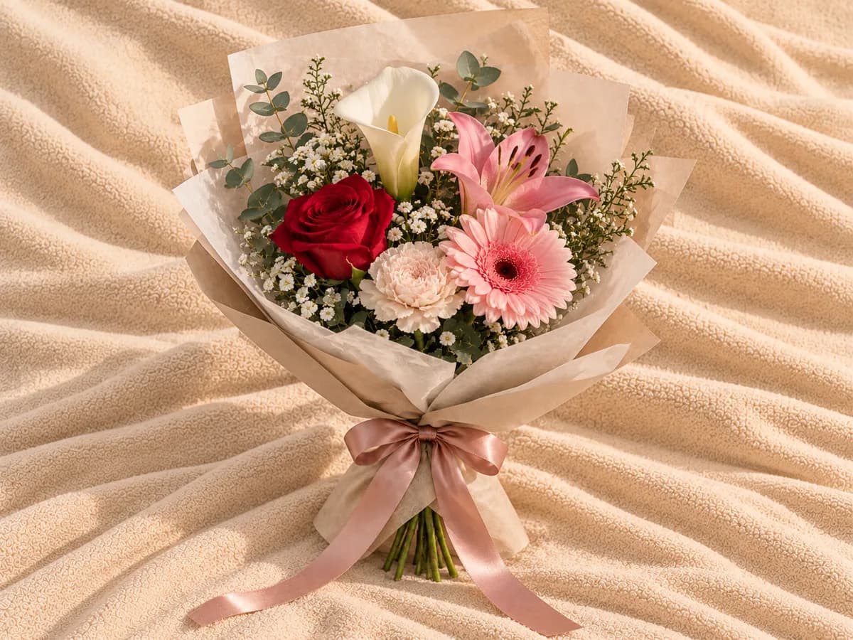 Weekly bouquet of five stems